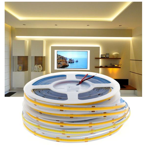 FCOB High Cri Rgb Led Strip Cob 50mm Led 24v 4000k For Cabinet Diy