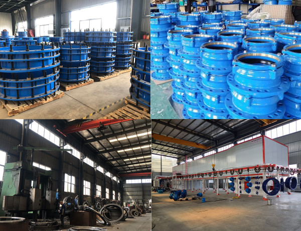 DN150 PN10 Ductile Iron Universal Joint Hdpe Pipe Flange Adapter Epoxy Coated