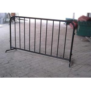 OHSAS 1500mm Portable Crowd Control Barriers Galvanised Pedestrian Barriers