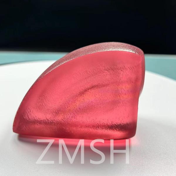 Paparacha sapphire raw gemstone lab-made orange pink sapphire gemstone Mohs hardness 9