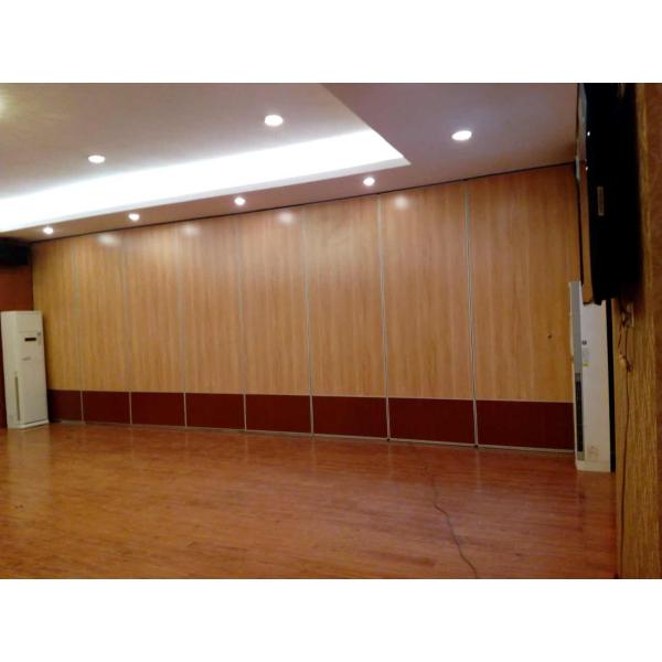 Fireproof Commercial Melamine Office Sliding Partition Walls Environmental Protection