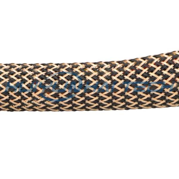 Lightweight 1inch PET Expandable Braided Sleeving Electrical Wire Sheathing