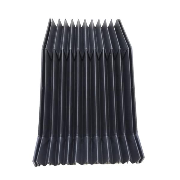 PVC Materials Square Bellows Way Covers Guide Rail Protective Bellows Covers