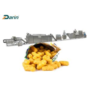 English Version CE Expanded Corn Puff Snack Machine 12 Months Warranty