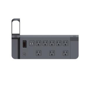 7 outlet Power Strip and Extension Socket With Circuit Breaker 2 Type C LED