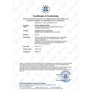 JINSP Company Ltd. Certifications