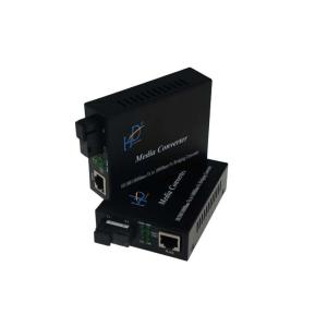 Wholesale 1000base Fx Rj45 Single Fiber Gigabit Media Converter Single Mode 20-60km Distance from china suppliers