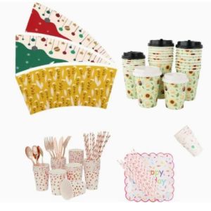 China Beverage Tae Coffee Cup Fan Single Double Side 180-350GSM PE PLA Coated Paper Cup Fan on sale