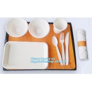 SUGARCANE BAGASSE PLA DINNERWARE BIO ECO TABLEWARE, CUP PLATE BOWL CONTAINER,PLA