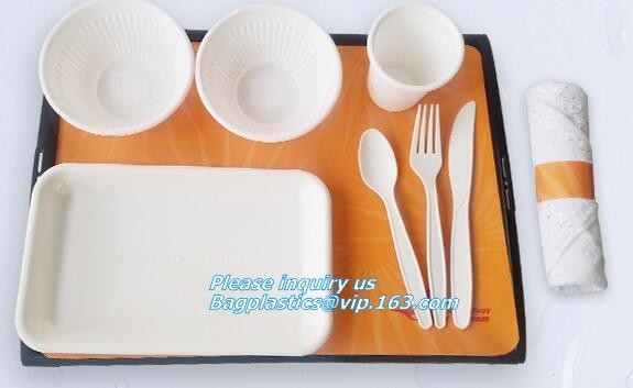 SUGARCANE BAGASSE PLA DINNERWARE BIO ECO TABLEWARE, CUP PLATE BOWL CONTAINER,PLA