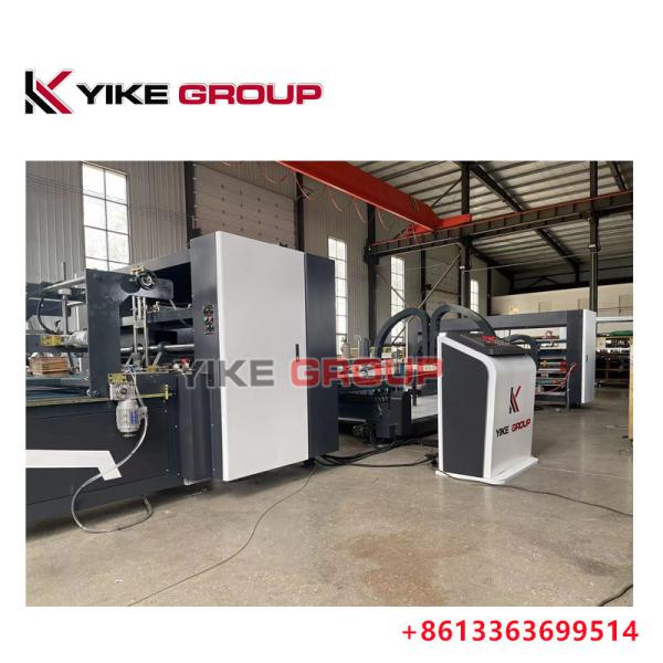 2024 New Type Fast Speed YIKE GROUP Automatic Corrugated Box Folding Gluing