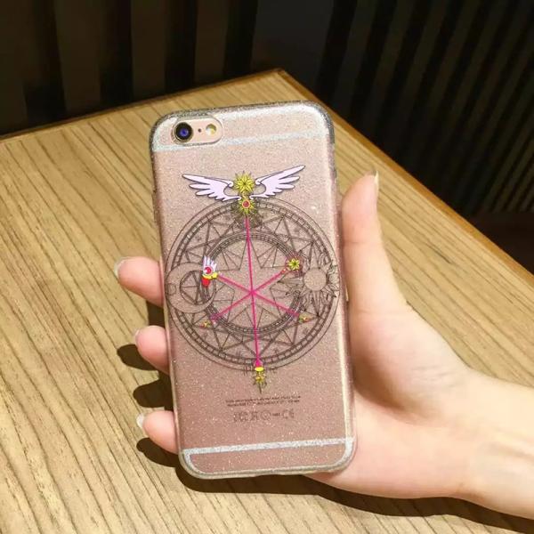 Soft TPU Glitter Glue Cute Cartoon Images Back Cover Cell Phone Case For iPhone 7 6s Plus