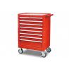 Red Stand Up Tool Cabinet Chest , Tool Box Chest Cabinet Bell Bearing Drawer Slides Large Rolling for sale