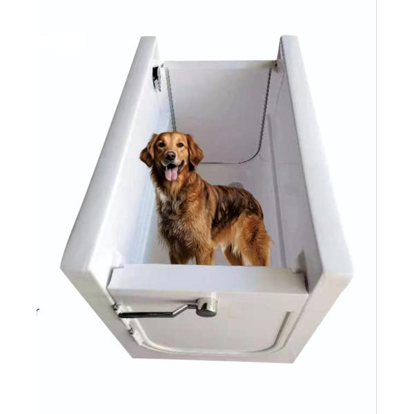 Portable Large Pet SPA Tub Collar Restraint Dog Spa Tub Adjustable Straps Non