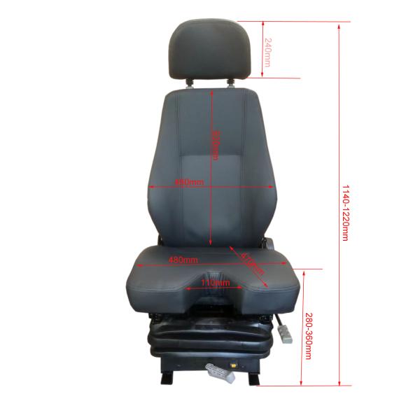 V Type Mechanical Suspension Seat Ship Unloader Construction Seats