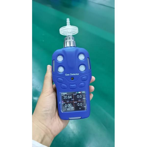 Quality Ultra Long Battery Life CO H2S EX O2 Portable Multi Gas Detector 4 In 1 Multi gas analyzer for sale