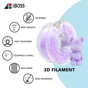 iBOSS High Toughness 3D Printer Filament PLA+ Gradient Purple White Filament