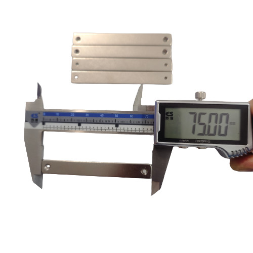 Quality Strong and Long N42 Neodymium Permanent Magnets Block F75x10x3 With Two Countersunk Holes for sale