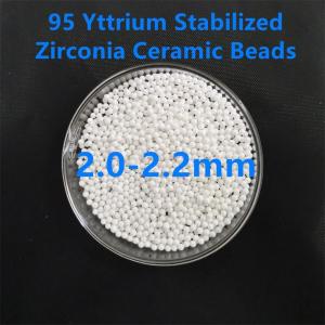 Wholesale 95 Yttria Ceramic Grinding Media 2.2mm Stabilized Zirconia For Paint from china suppliers