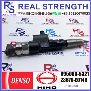 Diesel fuel injection common rail injector 095000-5321 23670-E0140 for HINO