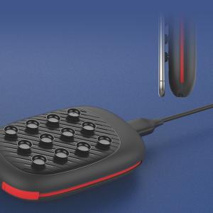 2019 New Portable Built-in Cable Power Bank 10000mAH With Suction Cup、LED Light