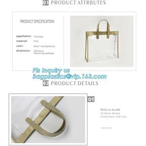 Custom Brand 100% ECO-Friendly Plastic/PP/PVC Handle bag for toy package, handle