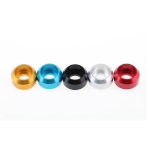 CNC 3mm Anodized Aluminum Countersunk Washer Colourful