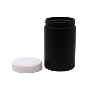 China Medicine Industrial 250ml HDPE Customized Plastic Food Jar with Screw Cap and Heat Induction Liner on sale
