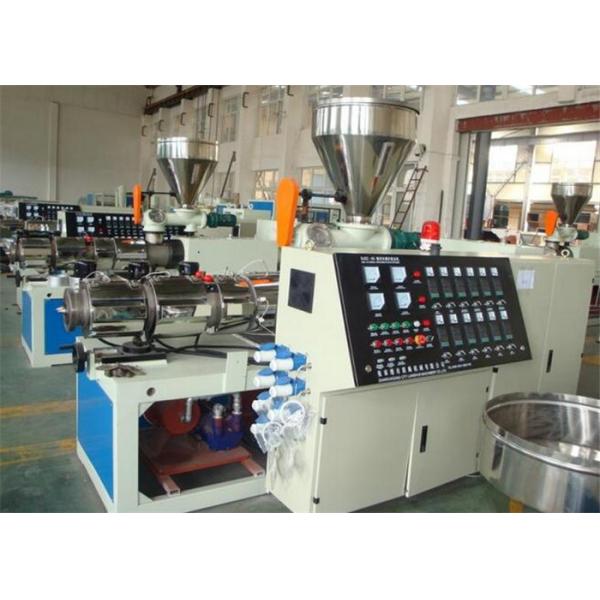 Plastic PVC Pipe / Profile / Board / Sheet Twin Screw Extrusion Machine 80-100KG