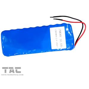Portable Power Backup INR18650 36V Lithium Ion Cylindrical Battery