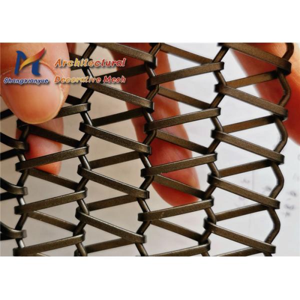 Space Dividers Spiral Wire Mesh 1mm 2.0mm Antique Brass