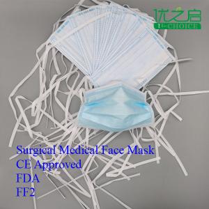 Wholesale 14.5* 9 Cm Disposable Protective Face Mask With Elastic Ear Loop High Filterability from china suppliers
