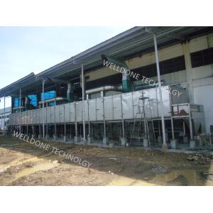 Hot Air Continuous Mesh Belt Dryer Coal Furnace Heating Source