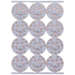 Aluminum AC220V LED Printed Circuit Board Round Square Custom Dime