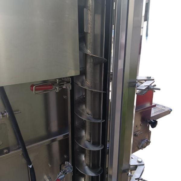 Meat Grinder Process Thermal Processing Automatic Fresh Milk Roll Bran Coating Machine
