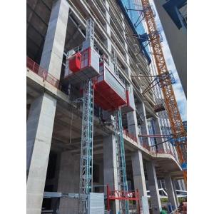 SCE400G Passenger Material Hoist , with double mast section and electrical