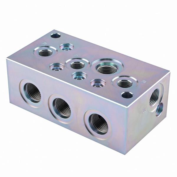 Quality CNC machining Hydraulic Valve Block Custom Hydraulic Control Valve for sale