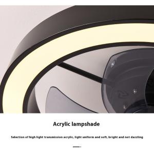 Wholesale Factory Remote APP Control Smart Low Profile Ceiling Fan Light Flush