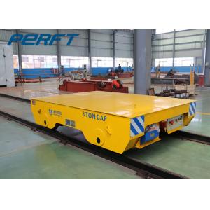 Battery Powered Electric Flat Rail Transfer Cart with Wireless Remote and Hand