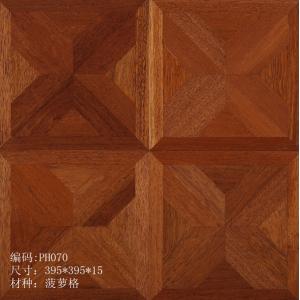 White Oak Parquet Tiles Engineered Wood Flooring Customized Design