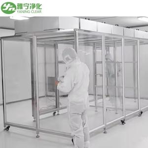 Customizable Modular Cleanroom Booth with Stainless Steel Frame and Acrylic