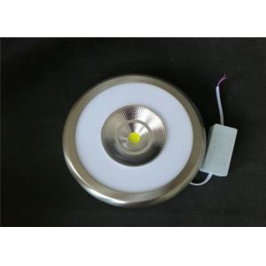Surface Round Cob Led Light Silver Double Color White Pink With SMD 2835