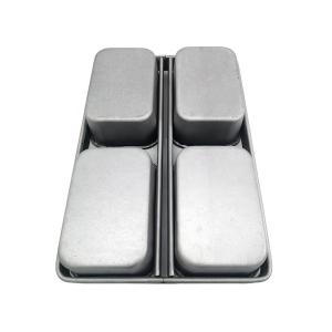 Rk Bakeware China- Silicone Glazed 4 Straps Pullman Sandwich Bread Mould