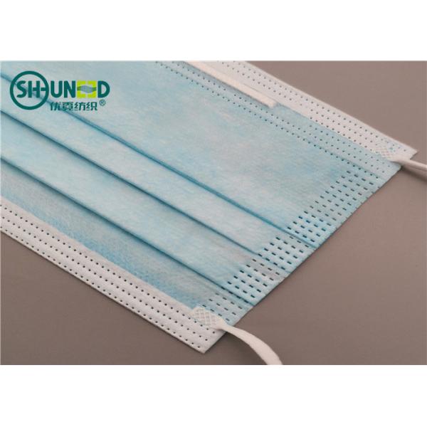 Wholesale surgical and civil use anti-virus anti-smog disposable blue face mask