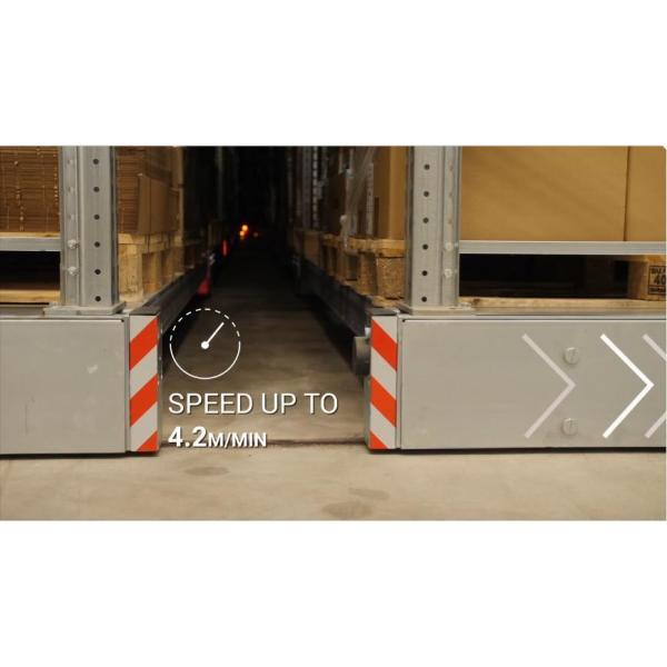 Compact Mobile Racking System , Mobile File Shelving Customized Size