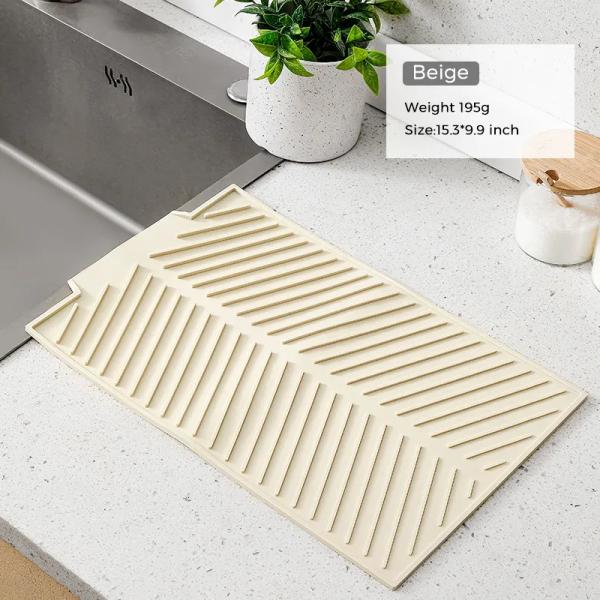 Silicone Drain Pad Multi-Functional Kitchen Silicone Drain Pad