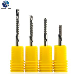 1 Flute Acrylic Wood MDF Cutter CNC Tools Single Carbide End Mill