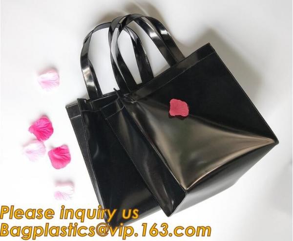 Loop Handle Biodegradable Shopping Bags Promotional Waterproof Cosmetic