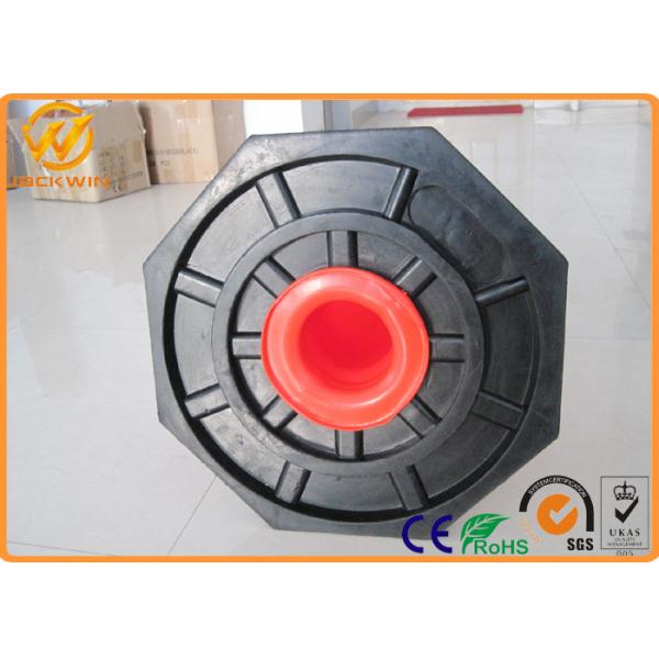 Flexible Reflective Traffic T - TOP Delineator Post for Road Safety Fluorescent Orange