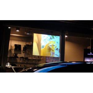 1.52*5m Light weight Transparent / White Front & Rear Projection Film for Window
